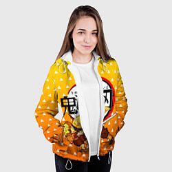 Куртка с капюшоном женская ЗЕНИЦУ ZENITSU, цвет: 3D-белый — фото 2