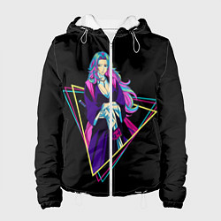 Куртка с капюшоном женская BLEACH - Рангику Мацумото, цвет: 3D-белый