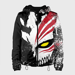 Куртка с капюшоном женская БЛИЧ МАСКА BLEACH, цвет: 3D-черный
