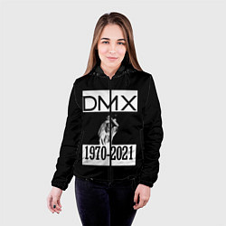Куртка с капюшоном женская DMX 1970-2021, цвет: 3D-черный — фото 2