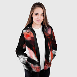 Куртка с капюшоном женская MAY, цвет: 3D-черный — фото 2