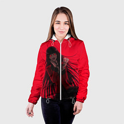 Куртка с капюшоном женская ЮМЭКО БЕЗУМНЫЙ АЗАРТ, цвет: 3D-белый — фото 2