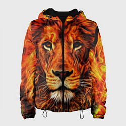 Куртка с капюшоном женская LION, цвет: 3D-черный