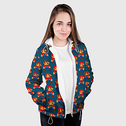 Куртка с капюшоном женская Марио, цвет: 3D-белый — фото 2