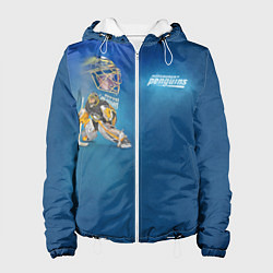 Куртка с капюшоном женская Penguins NHL, цвет: 3D-белый