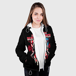 Куртка с капюшоном женская 5FDP Five Finger Death Punch, цвет: 3D-белый — фото 2