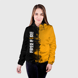 Куртка с капюшоном женская Free Fire ? Фри Фаер, цвет: 3D-черный — фото 2