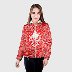 Куртка с капюшоном женская Samurai, цвет: 3D-белый — фото 2