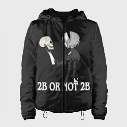 Куртка с капюшоном женская 2B OR NOT 2B, цвет: 3D-черный