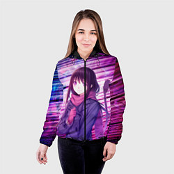 Куртка с капюшоном женская Бездомный бог Хиёри, цвет: 3D-черный — фото 2