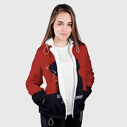 Куртка с капюшоном женская Cowboy Bebop - Spike, цвет: 3D-белый — фото 2