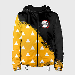 Куртка с капюшоном женская КОСТЮМ ЗЕНИЦУ ZENITSU KNY, цвет: 3D-черный