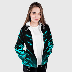 Куртка с капюшоном женская DEAD SPACE АЙЗЕК КЛАРК, цвет: 3D-белый — фото 2