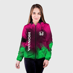 Куртка с капюшоном женская NEON HONDA НЕОН ХОНДА, цвет: 3D-черный — фото 2