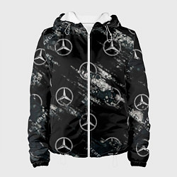 Куртка с капюшоном женская MERCEDES, цвет: 3D-белый