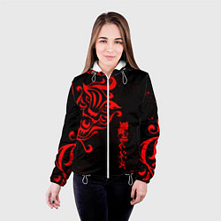 Куртка с капюшоном женская КАЗУТОРА ХАНЕМИЯ ВАЛЬХАЛЛА, цвет: 3D-белый — фото 2