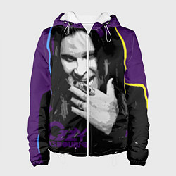 Куртка с капюшоном женская Ozzy Osbourne, Оззи Осборн, цвет: 3D-белый