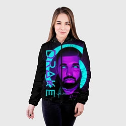 Куртка с капюшоном женская Drake, цвет: 3D-черный — фото 2