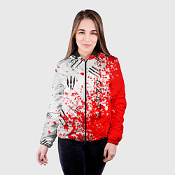 Куртка с капюшоном женская Ведьмак 2: Убийцы королей, цвет: 3D-черный — фото 2