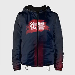Куртка с капюшоном женская Japanesse Revenge, цвет: 3D-черный