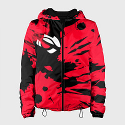 Куртка с капюшоном женская The Witcher тёмный глаз, цвет: 3D-черный