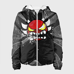 Куртка с капюшоном женская Geometry Dash: Fragments, цвет: 3D-белый