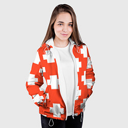 Куртка с капюшоном женская Toca Life: Live, цвет: 3D-белый — фото 2