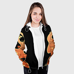 Куртка с капюшоном женская КАДЗУХА ПАТТЕРН, цвет: 3D-белый — фото 2