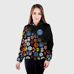Куртка с капюшоном женская PSG LOGOBOMBING, цвет: 3D-черный — фото 2