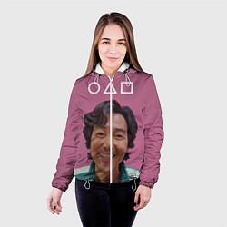 Куртка с капюшоном женская Сон Ки Хун Спина, цвет: 3D-белый — фото 2