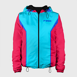 Куртка с капюшоном женская Ретро стиль FIRM, цвет: 3D-черный