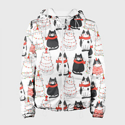 Женская куртка НОВОГОДНИЕ КОТИКИ 2022