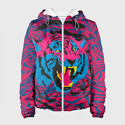 Женская куртка Тигр красочный