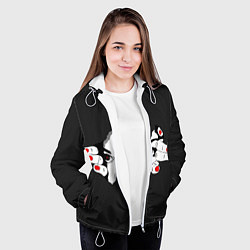 Куртка с капюшоном женская Выбираемся наружу, цвет: 3D-белый — фото 2