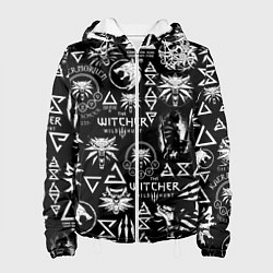 Куртка с капюшоном женская ВЕДЬМАК ЛОЛГОБОМБИНГ THE WITCHER, цвет: 3D-белый