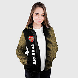 Куртка с капюшоном женская АРСЕНАЛ Arsenal - Полутона, цвет: 3D-черный — фото 2