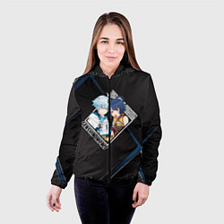 Куртка с капюшоном женская Сян Лин и Чун Юнь пейринг, цвет: 3D-черный — фото 2