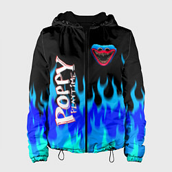 Куртка с капюшоном женская Poppy Playtime - Fire, цвет: 3D-черный