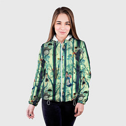 Куртка с капюшоном женская Ghibli All, цвет: 3D-белый — фото 2