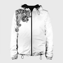 Женская куртка Черно Белые КруЖева