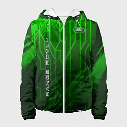 Куртка с капюшоном женская АвтоLand Rover, цвет: 3D-белый