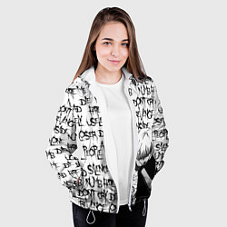 Куртка с капюшоном женская DEAD INSIDE 1000-7, цвет: 3D-белый — фото 2