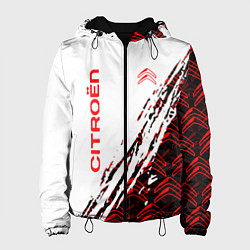 Куртка с капюшоном женская Citroen ситроен, цвет: 3D-черный