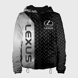 Куртка с капюшоном женская Lexus Лексус Сталь матал, цвет: 3D-черный