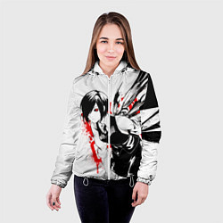 Куртка с капюшоном женская ТОУКА TOKYO GHOUL, цвет: 3D-белый — фото 2