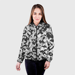 Куртка с капюшоном женская Комок, цвет: 3D-черный — фото 2