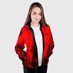 Куртка с капюшоном женская EXILIA BLACK FIRE, цвет: 3D-черный — фото 2