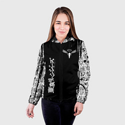 Куртка с капюшоном женская Tokyo Revengers, цвет: 3D-черный — фото 2