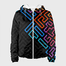 Женская куртка НЕОНОВЫЕ ФИГУРЫ НЕОН