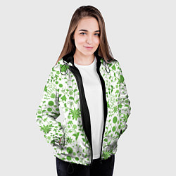 Куртка с капюшоном женская Зелёное поле, цвет: 3D-черный — фото 2